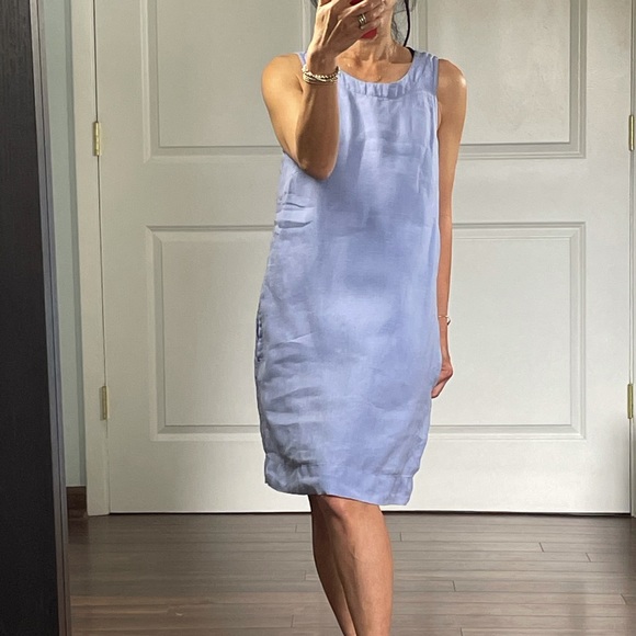 J. Crew Dresses & Skirts - J Crew 100% Linen Shift Mini Dress size SP